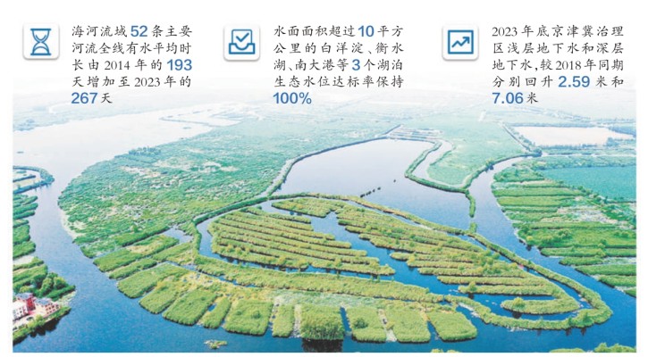 51条河流全线贯通，海河流域“活”了