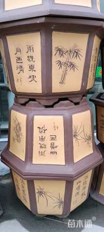紫砂花盆